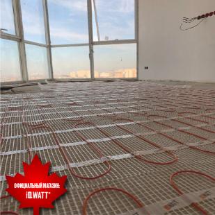 Тонкий самоклеящийся греющий мат IQ FLOOR MAT 150 Вт/м.кв - 10м²