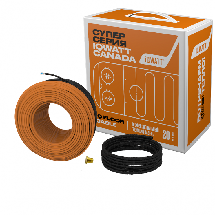 Греющий кабель IQ FLOOR CABLE 20 Вт/м - 160 м