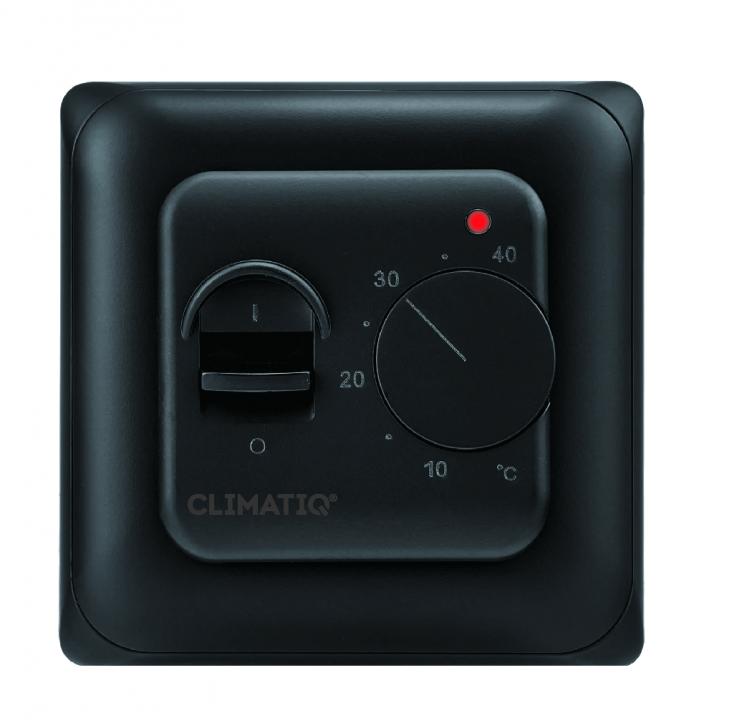 Терморегулятор с ручным управлением CLIMATIQ BT (Black)