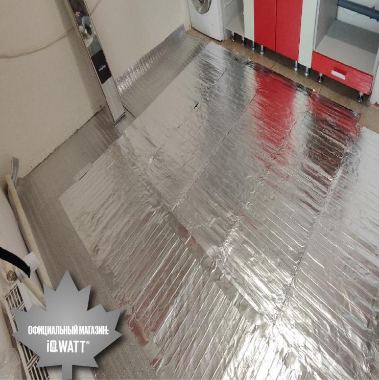 Ультратонкий греющий мат IQ LAMINATE MAT 150 Вт/м.кв - 10,0м²