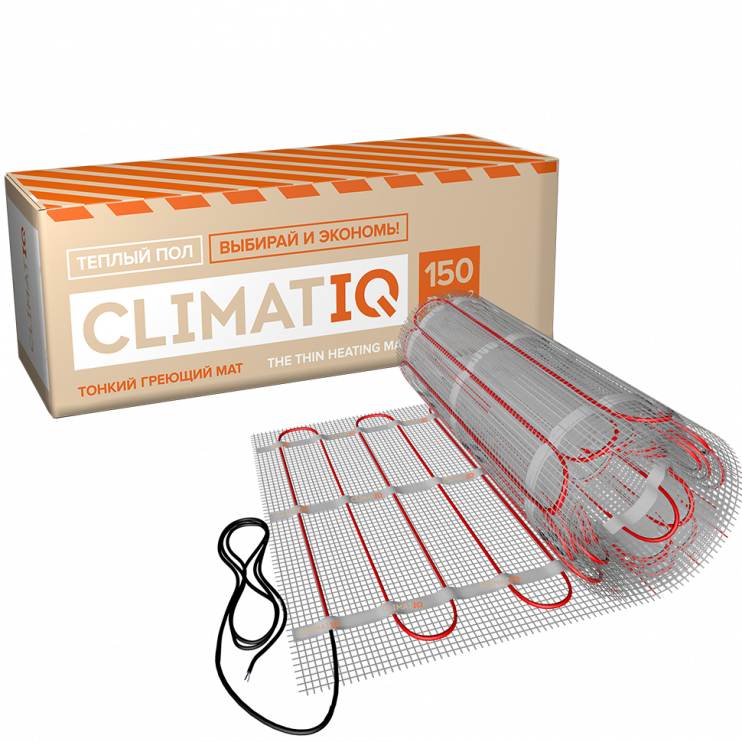 Тонкий самоклеящийся греющий мат CLIMATIQ MAT 3,5м²