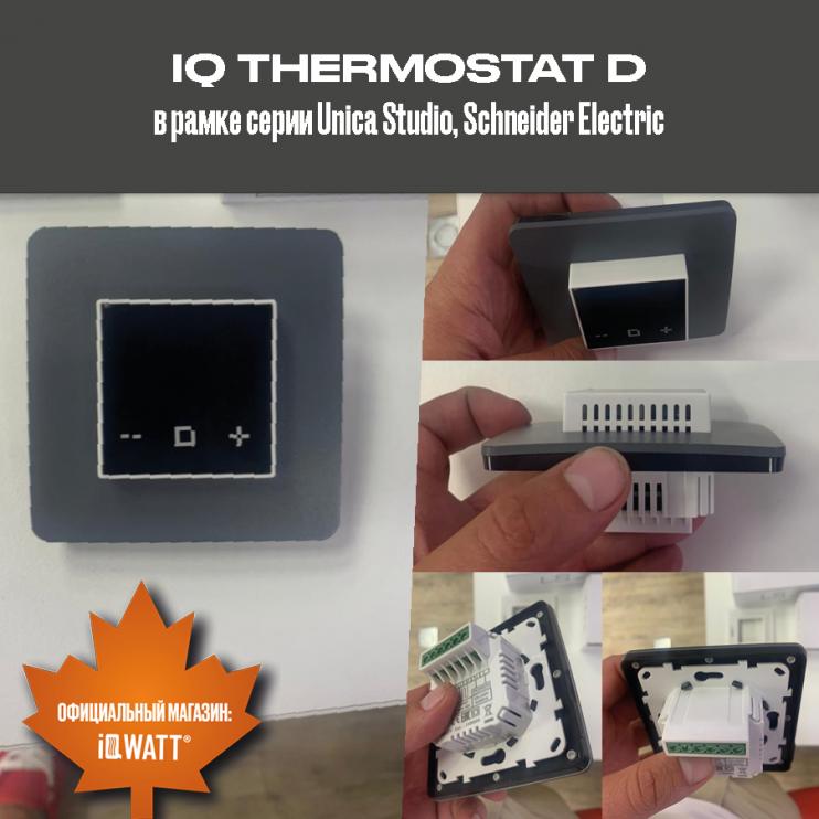 Электронный термостат IQ THERMOSTAT D черный матовый