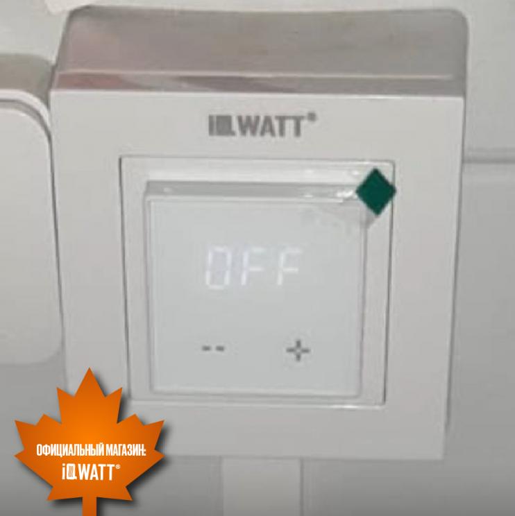 Электронный термостат IQ THERMOSTAT D black/white