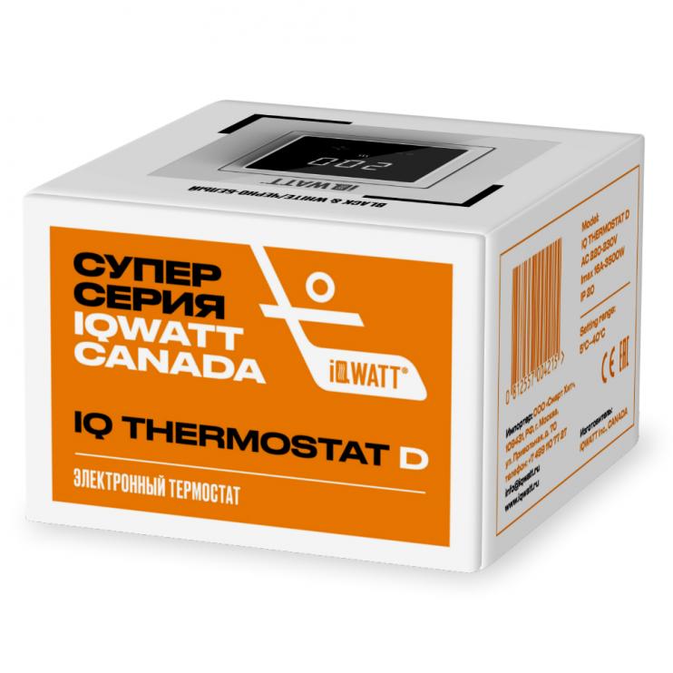 Электронный термостат IQ THERMOSTAT D black/white